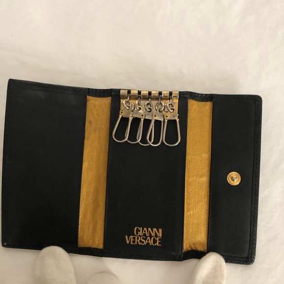 Gianni Versace Key holder Baroque Crown Exquisite Vintage Condition Sunburst - Picture 4 of 16